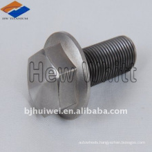 Titanium hex flange head bolt